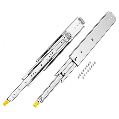 7601Z-20 - Heavy-Duty Steel Drawer Slides, 18-60 in Full Extension, 500 lbs Capacity