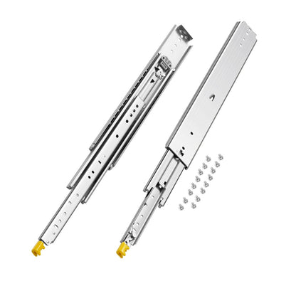 7601Z-22 - Heavy-Duty 23" Steel Drawer Slides, 500 lbs Capacity