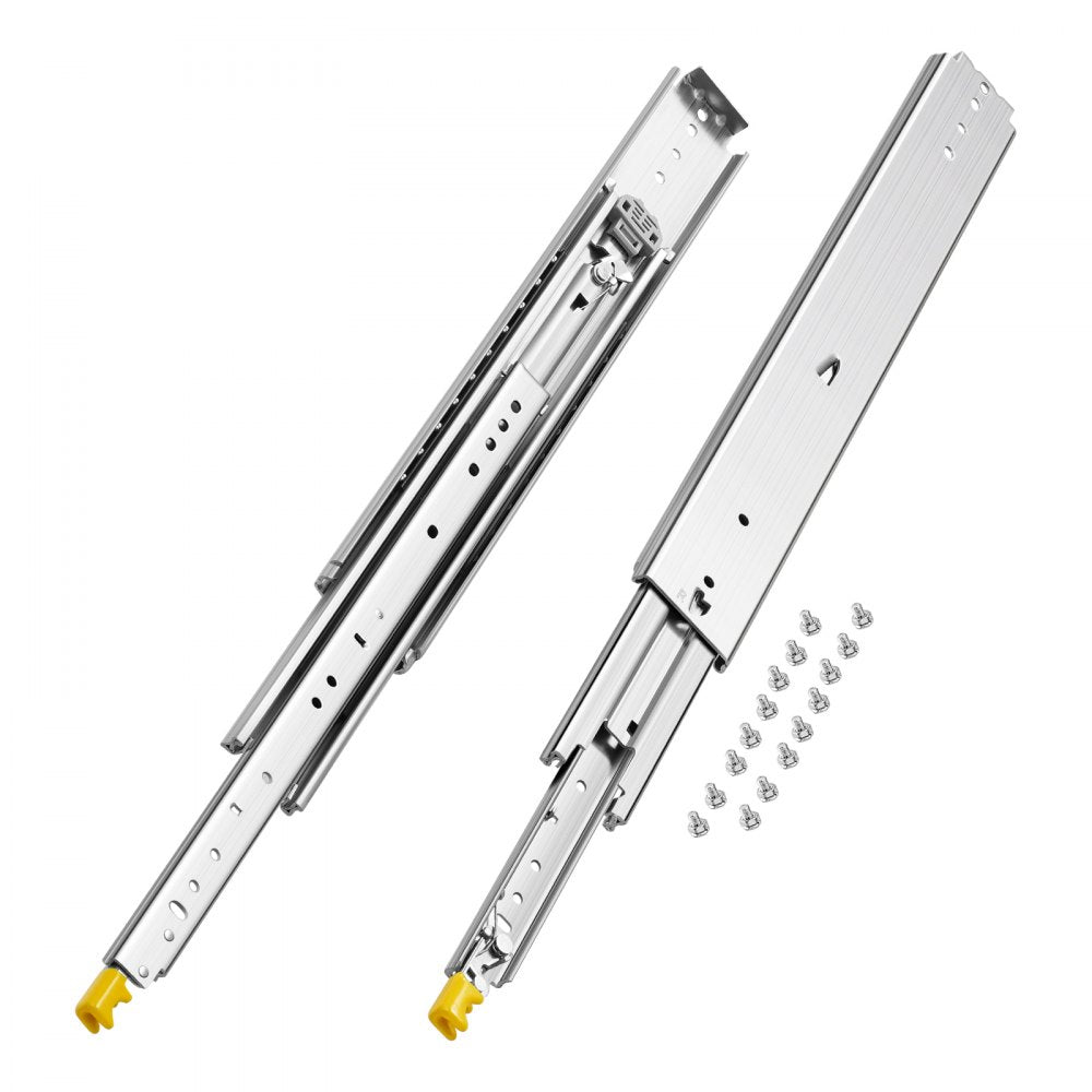 7601Z-22 - Heavy-Duty 23" Steel Drawer Slides, 500 lbs Capacity