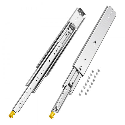 7601Z-22 - Heavy-Duty 23" Steel Drawer Slides, 500 lbs Capacity