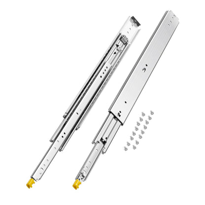 7601Z-28" - Durable Steel Soft-Close Drawer Slides, 29" x 3" Capacity