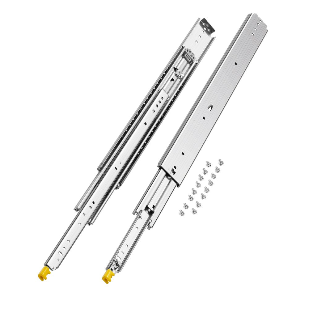 7601Z-30 - Heavy-Duty 31in Steel Drawer Slides, Full Extension, 500lbs Capacity