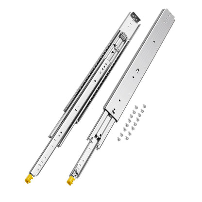 7601Z-30 - Heavy-Duty 31in Steel Drawer Slides, Full Extension, 500lbs Capacity