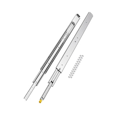7601/7601Z-48" - Heavy-Duty Steel Drawer Slides, Full Extension 16-60 in