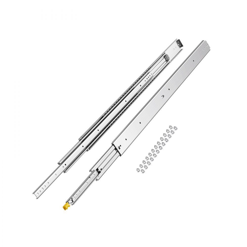 7601/7601Z-48" - Heavy-Duty Steel Drawer Slides, Full Extension 16-60 in