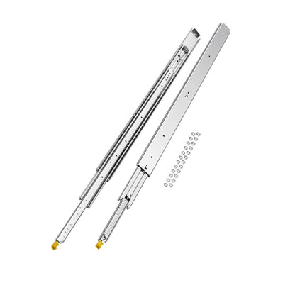 7601Z-52" - Heavy-Duty 500 lbs Drawer Slides with Dual Locking Feature