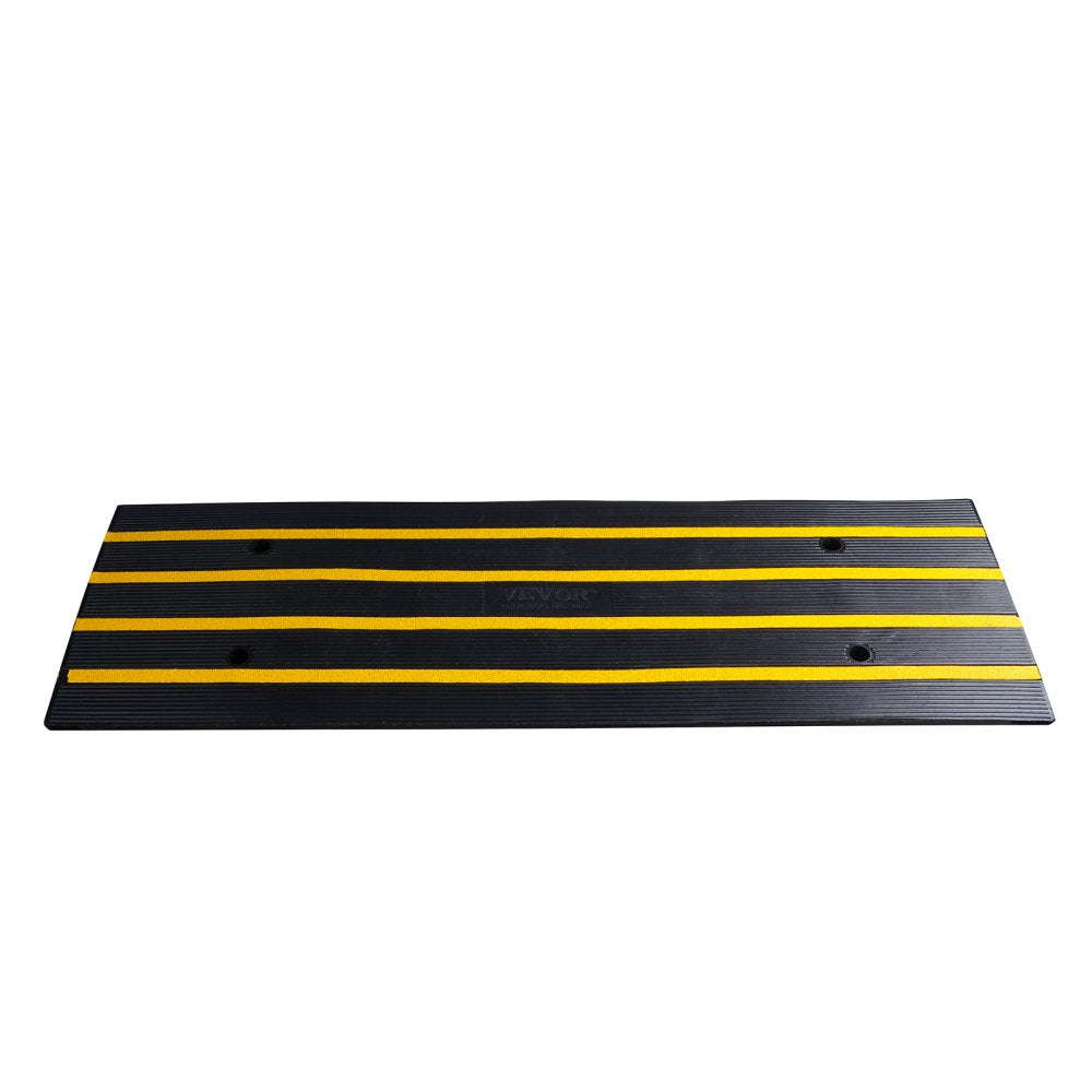 C03 - Heavy-Duty Rubber Curb Ramp, Non-Slip, Supports 33,069 lbs