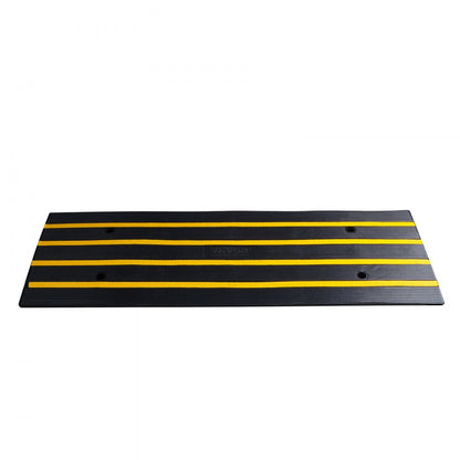 C03 - Heavy-Duty Rubber Curb Ramp, Non-Slip, Supports 33,069 lbs