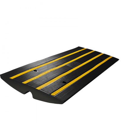 C03 - Heavy-Duty Rubber Curb Ramp, Non-Slip, Supports 33,069 lbs