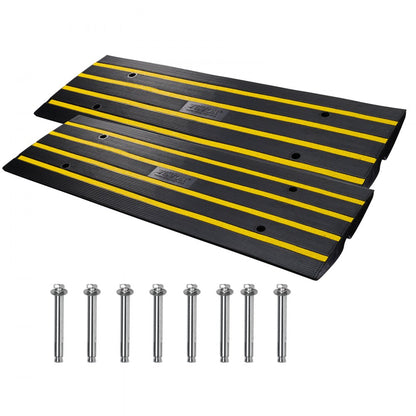 C02 - VEVOR Durable Rubber Curb Ramp 48.1" L for Heavy Vehicles