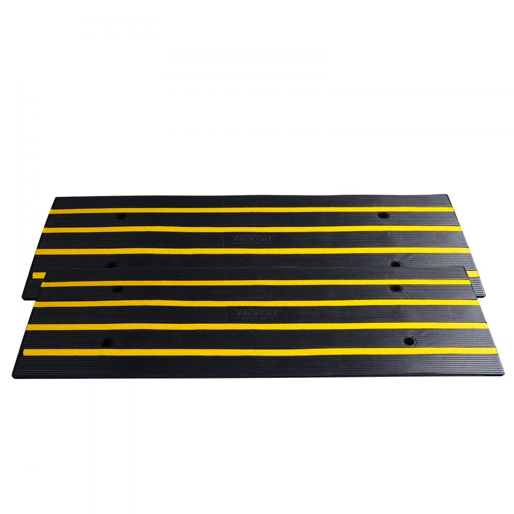 C02 - VEVOR Durable Rubber Curb Ramp 48.1" L for Heavy Vehicles
