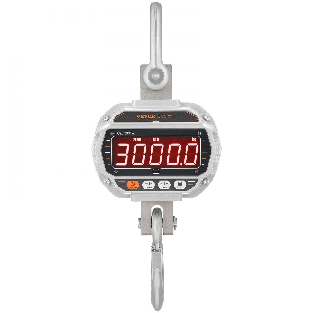 OCS-D - Heavy-Duty Digital Crane Scale, 6600 lb Capacity, Remote Control