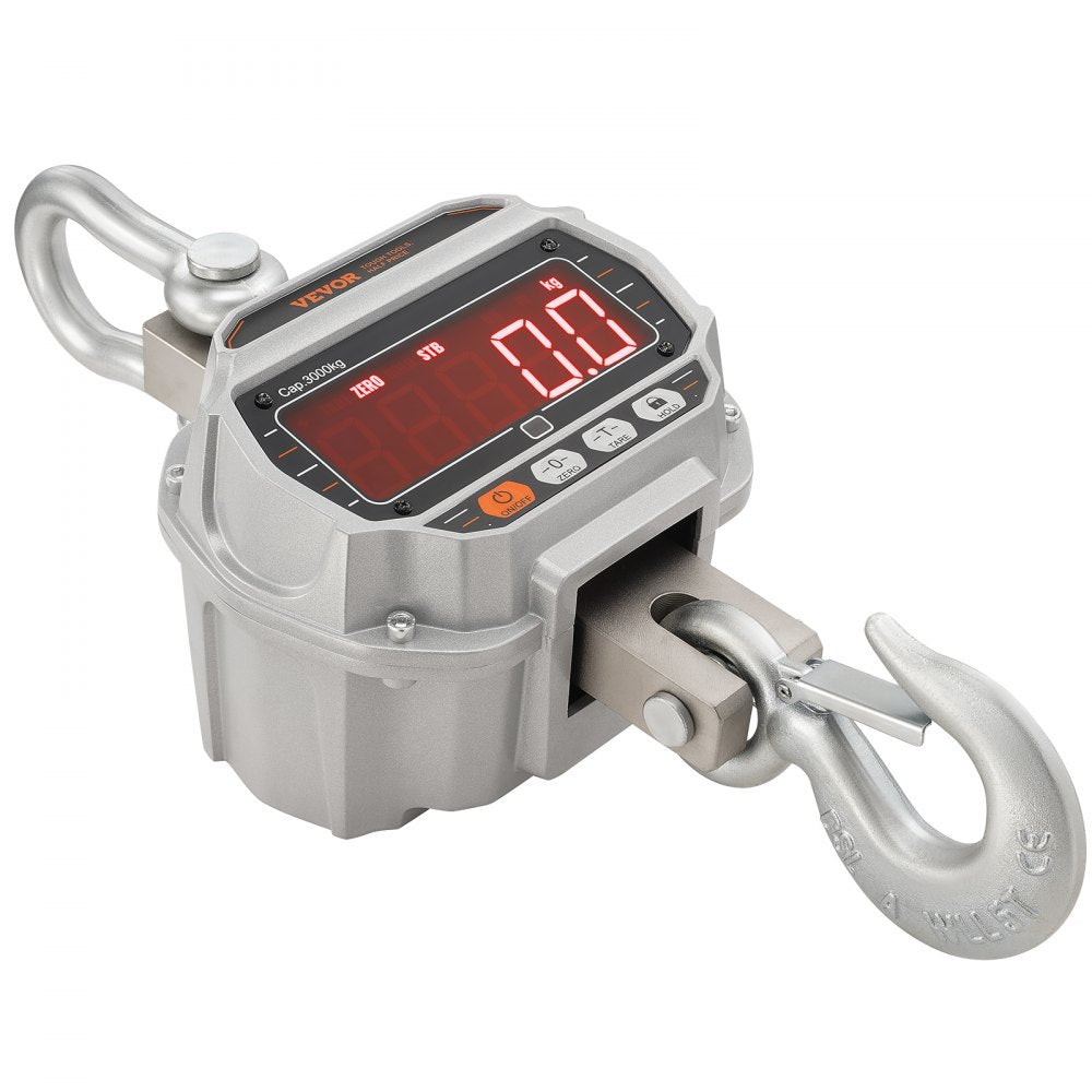 OCS-D - Heavy-Duty Digital Crane Scale, 6600 lb Capacity, Remote Control