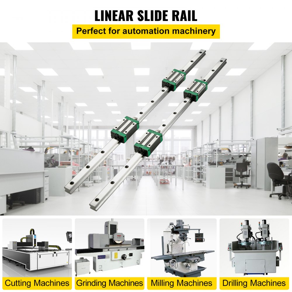 010849176574 - 1700mm HSR20 Linear Rail Kit with Bearing Blocks