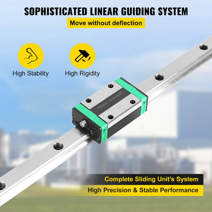 010849176574 - 1700mm HSR20 Linear Rail Kit with Bearing Blocks