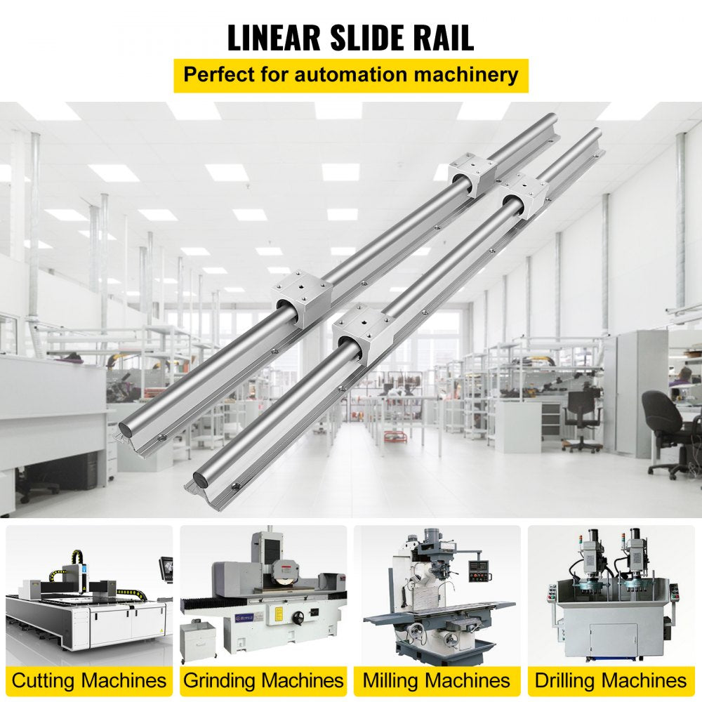 010482365800 - 1500mm SBR16 Linear Rail Kit with Durable Bearing Blocks