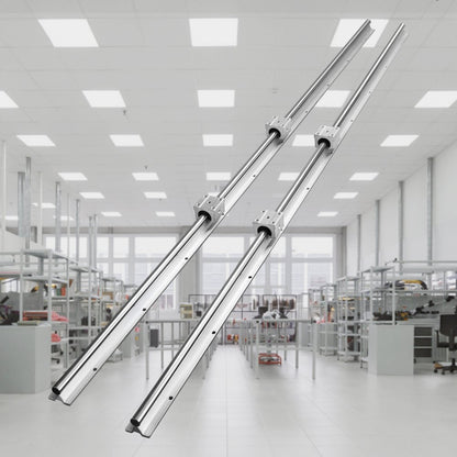 SBR16-C 1500L - 59" High-Carbon Steel Linear Guide Rail Set