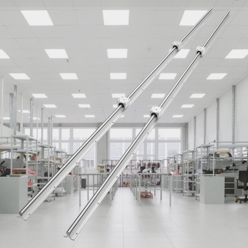 SBR20-C 2200L - 86.6 in High-Carbon Steel Linear Guide Rail Set