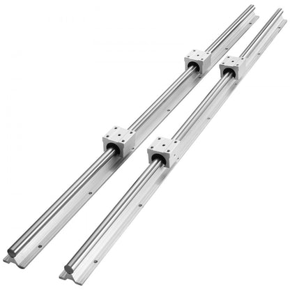 SBR25-C 1200L - 47.2" High-Carbon Steel Linear Guide Rail Set