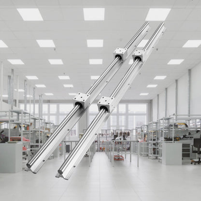 SBR20-C 800L - High-Precision Linear Guide Rail Set, 31.5 in Long