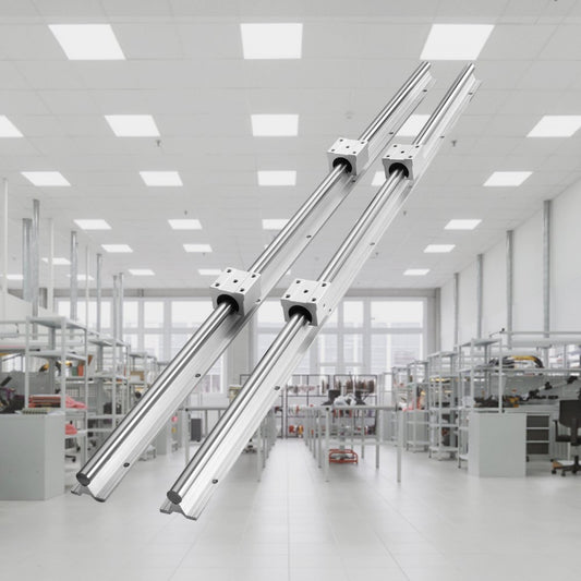 SBR20-C 800L - High-Precision Linear Guide Rail Set, 31.5 in Long