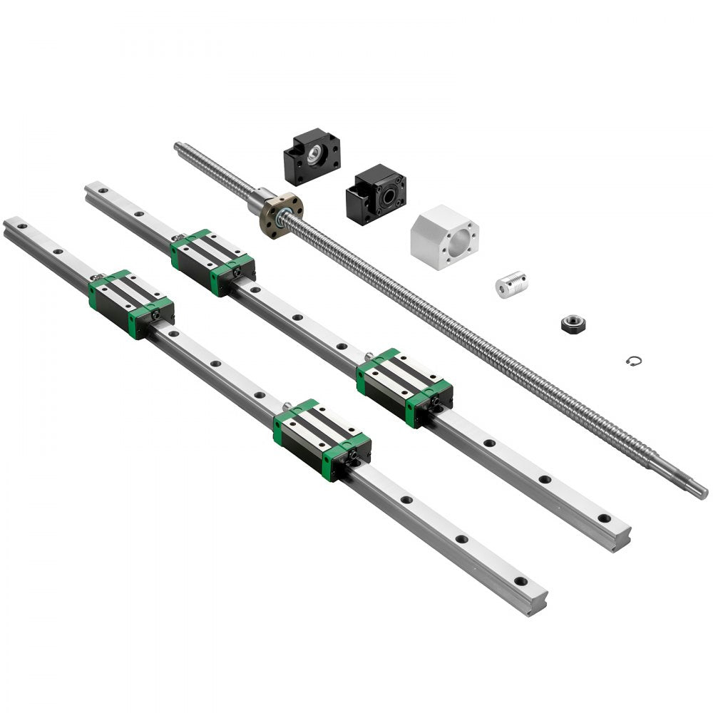 010502453819 - 1500 mm Steel Linear Guide Rail Set with Smooth Movement