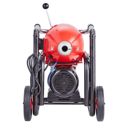 010904239832 - 120FT VEVOR Drain Cleaner with 1100W Motor & 6 Cutters