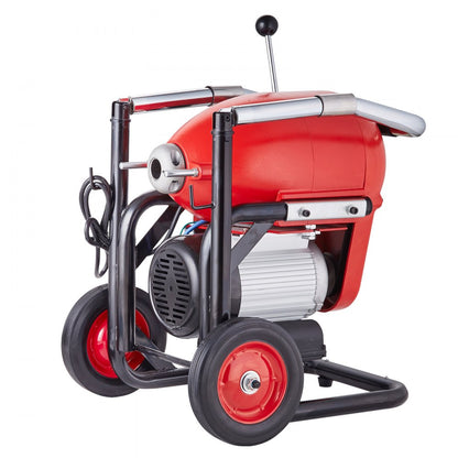 010904239832 - 120FT VEVOR Drain Cleaner with 1100W Motor & 6 Cutters