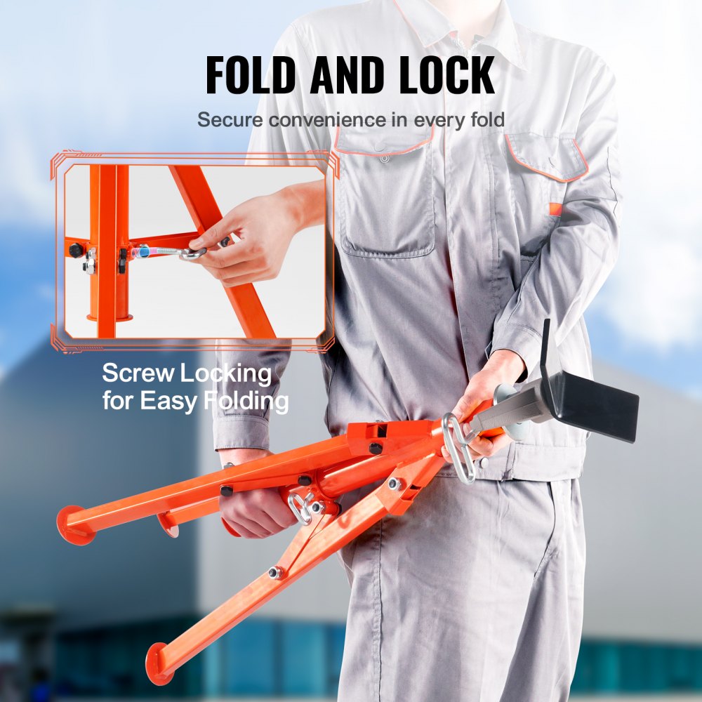 1108A - Heavy-Duty Pipe Stand, 27.2" x 52", 2500 lbs Support