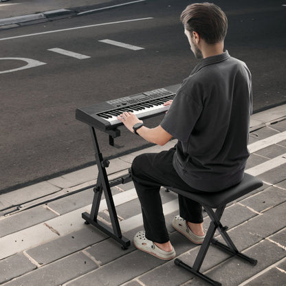 AKS-Z1 - Heavy-Duty Z Style Keyboard Stand for 54-88 Key Instruments