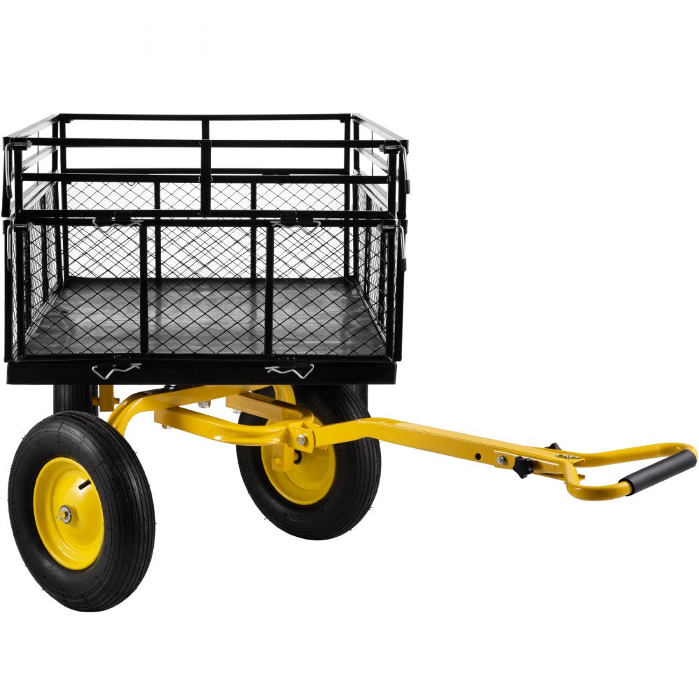 VV-HYTC-1400 - 44" Heavy-Duty Steel Garden Cart for 1400 lbs Capacity
