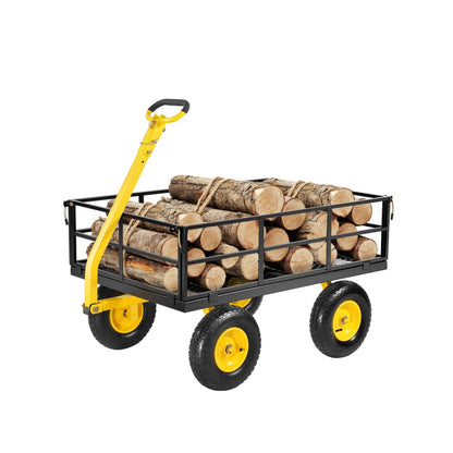 V1200 - 1200-lb Heavy-Duty Garden Cart with 2-in-1 Design and 13in Tires
