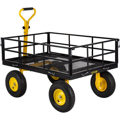 VV-HYTC-1200 - Heavy Duty 44" Steel Garden Cart with 1200 lbs Capacity