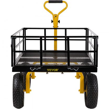 VV-HYTC-1200 - Heavy Duty 44" Steel Garden Cart with 1200 lbs Capacity