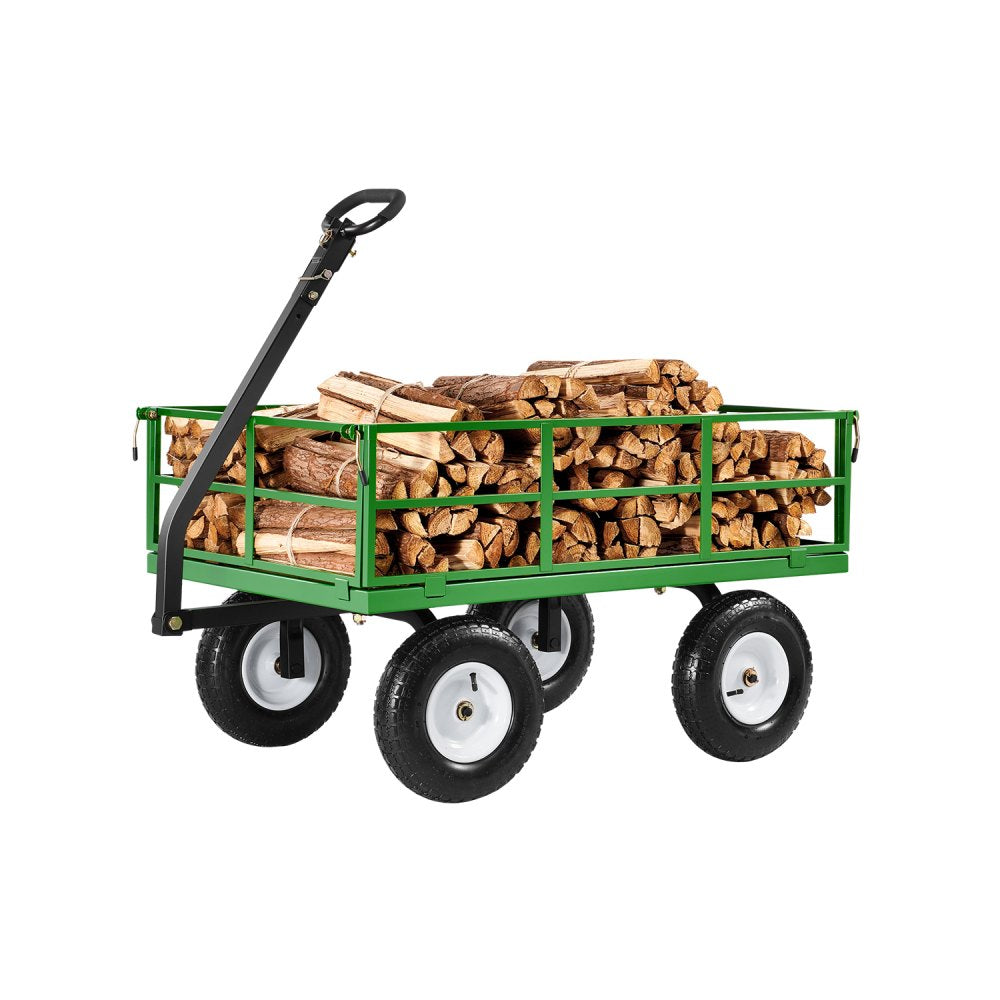 V1200G - Heavy-Duty 2-in-1 Garden Cart with 1200 lb Capacity