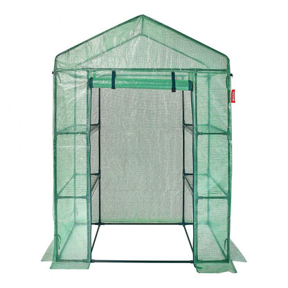 010392624783 - Portable 4.6x2.4x6.7 ft Greenhouse with Steel Frame and PE Cover