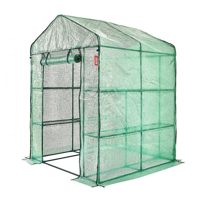 010811012658 - Durable 4.6x4.6ft VEVOR Walk-In Greenhouse with Weather-Resistant Cover