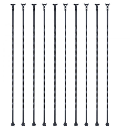 ZX-LX44in-10 - Stylish Galvanized Steel Balusters for Indoor Staircases