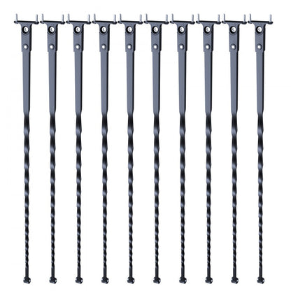 ZX-LX44in-10 - Stylish Galvanized Steel Balusters for Indoor Staircases