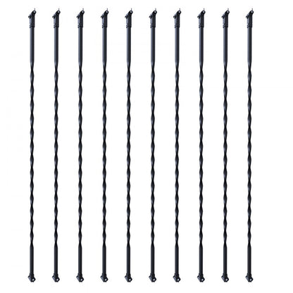 ZX-LX44in-10 - Stylish Galvanized Steel Balusters for Indoor Staircases