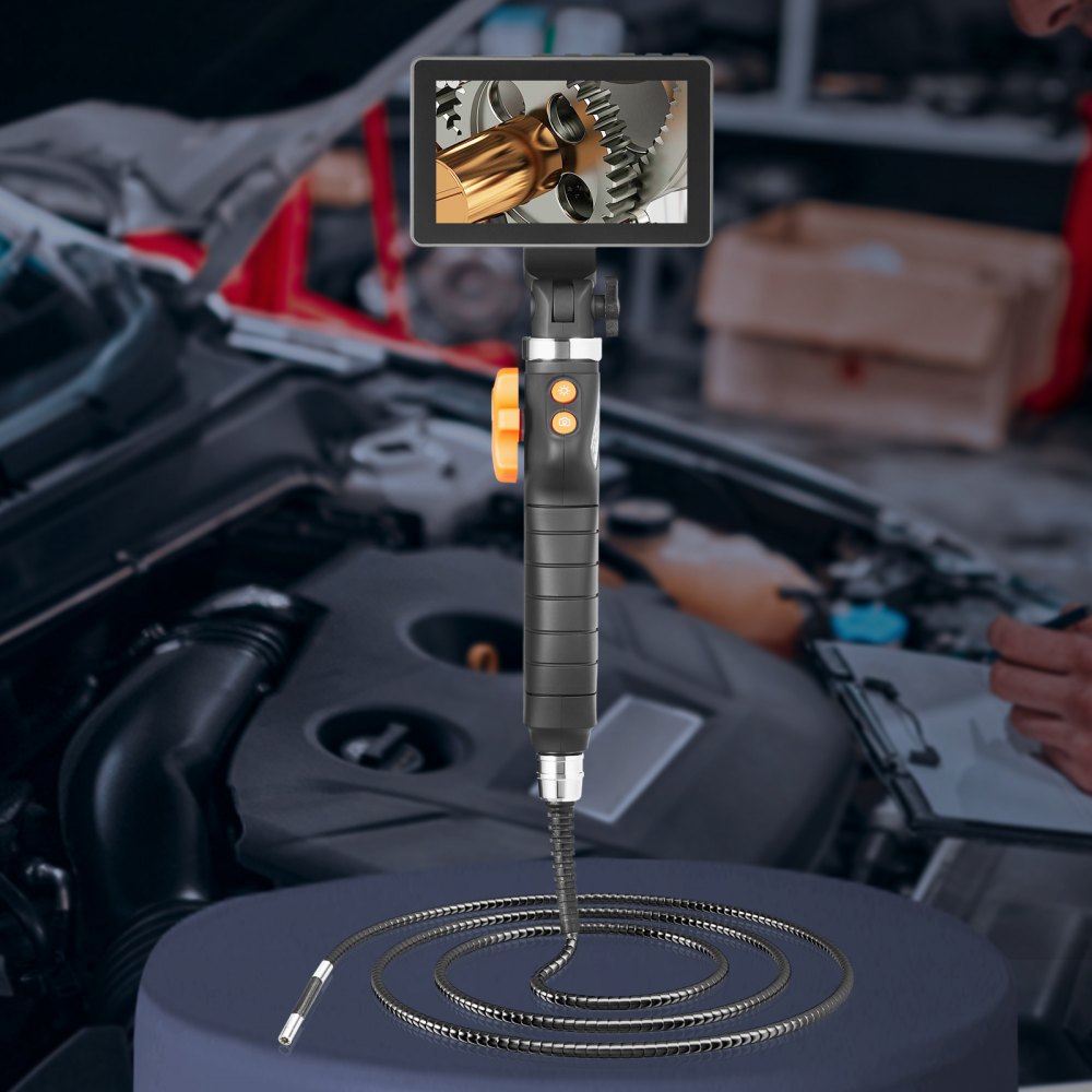 ZX2-D2 - VEVOR 5" IPS Borescope with 180° Dual Steering & 8X Zoom