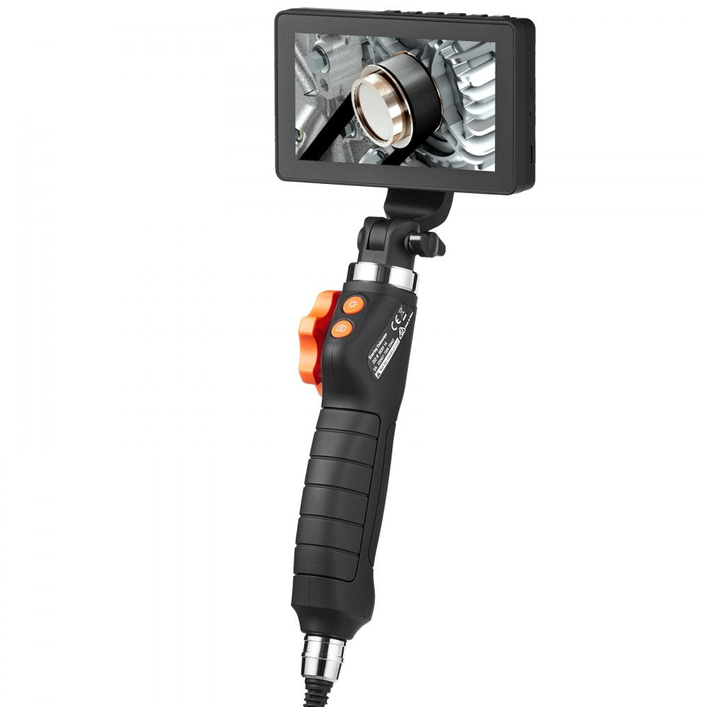 ZX2-D2 - VEVOR 5" IPS Borescope with 180° Dual Steering & 8X Zoom