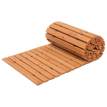 PW-S12B - 144x22'' Cedar Garden Pathway - Non-slip & Easy to Clean
