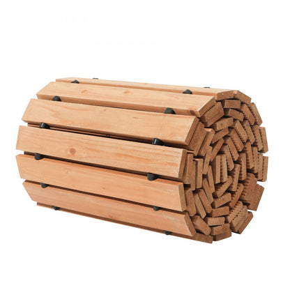 PW-S12B - 144x22'' Cedar Garden Pathway - Non-slip & Easy to Clean