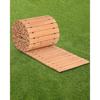 PW-S24 - 288x17 in Non-Slip Cedar Garden Pathway Walkway