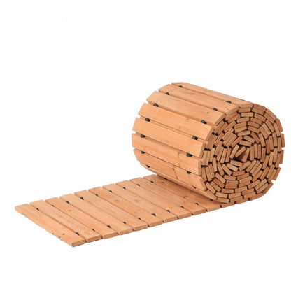 PW-S24 - 288x17 in Non-Slip Cedar Garden Pathway Walkway