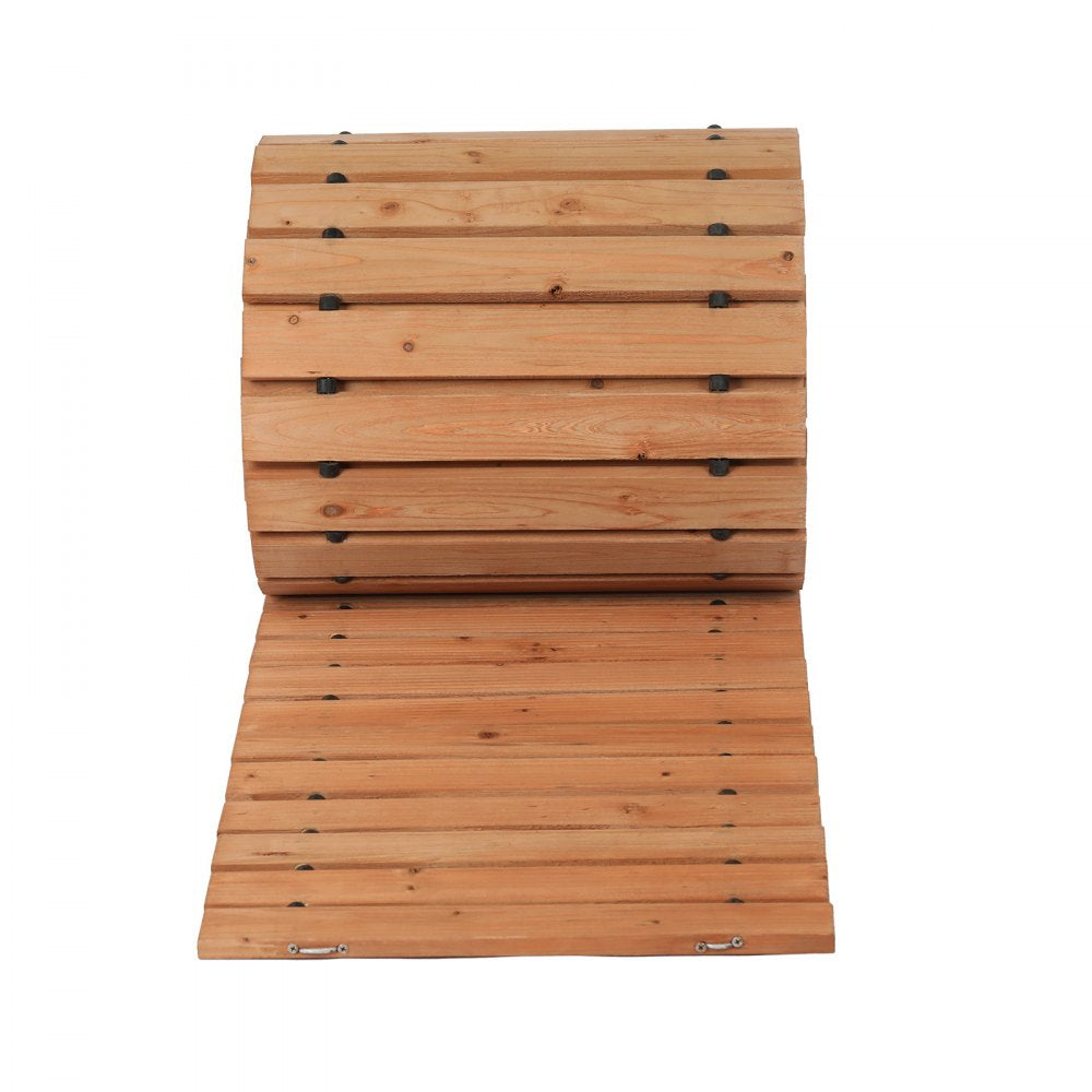 PW-S24 - 288x17 in Non-Slip Cedar Garden Pathway Walkway