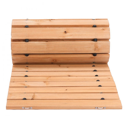 PW-S08 - 96x17" Cedar Garden Walkway, Non-Slip, Easy to Assemble