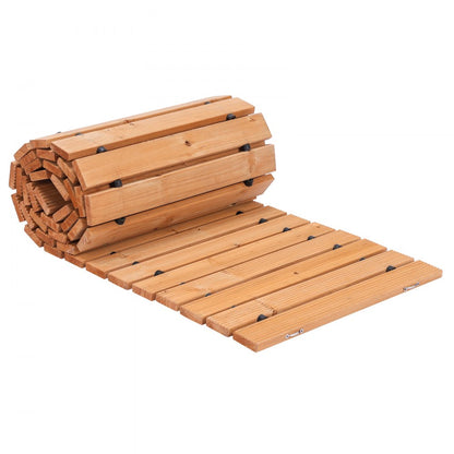 PW-S08 - 96x17" Cedar Garden Walkway, Non-Slip, Easy to Assemble