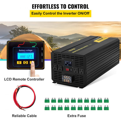 GYM-5000W - Durable 5000W DC to AC Power Inverter for Versatile Use